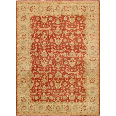 Wall-To-Wall Ferehan Collection Hand-Knotted Lambs Wool Area Rug, 8 ft. 10 in. x 11 ft. 11 in. WA2478903